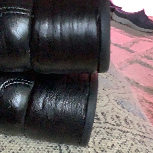 AS98 EUC ODIE COMBAT BOOT soft black leather lace up boots size 6/36 with box - Picture 10 of 13